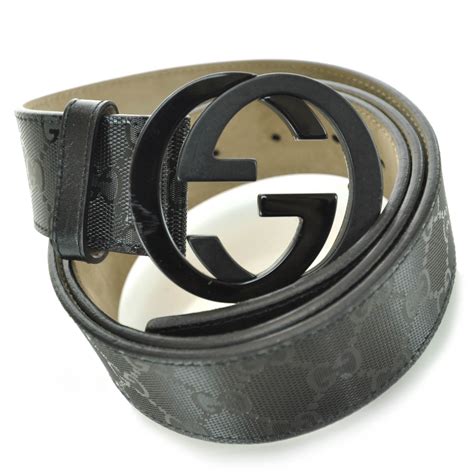 all black gucci belts|gucci belt men's black imprime.